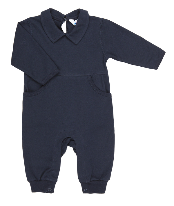 Marine Heldress bomull  marine - Joha