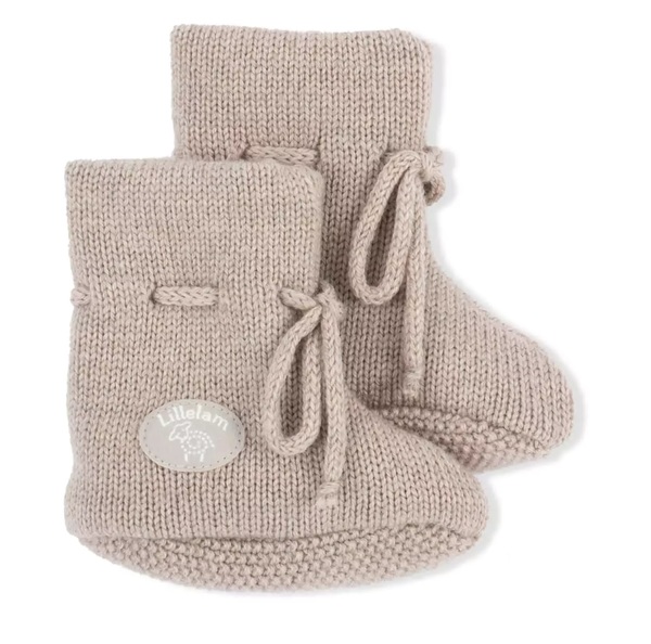 Ull tøfler classic  beige - Lillelam