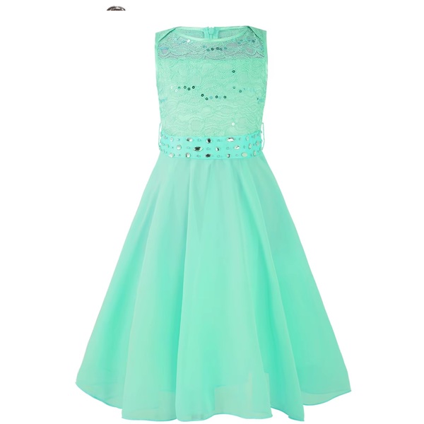 Adele kjole  mint grønn - Guttogpike