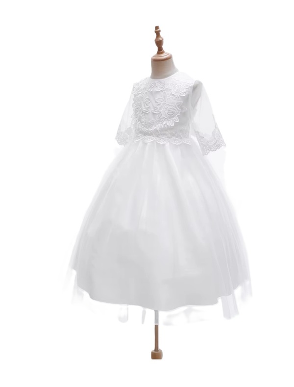 Rose Brudepike kjole   hvit - Guttogpike