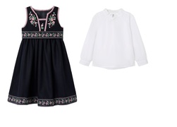 Festdrakt Name It Rosa 25 hvit skjorte - Name It