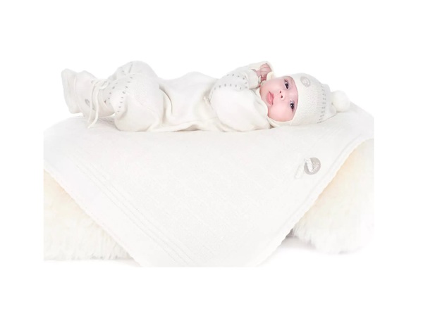 Ulldress Classic Lillelam  hvit - Lillelam