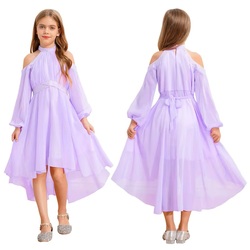 Kjole med stener lys lilla - Guttogpike