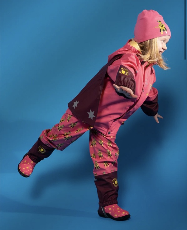 Kattnakken Plask Regnsett Superhelt