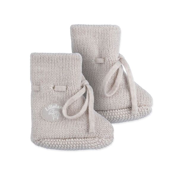 Ull tøfler classic lys beige - Lillelam