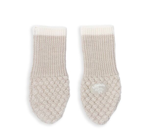 Ull votter classic lys beige - Lillelam