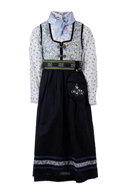 Oline Festdrakt Komplett pakke BotanicBlåblomst - Salto