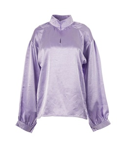 Lise silke bluse  Lavendel - Salto