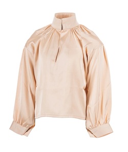 Lise silke bluse  champagne - Salto