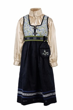 Oline Festdrakt Silkebluse Veske Botanic Champanje skjorte - Salto