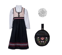 Oline Festdrakter med veske Rosa - Salto