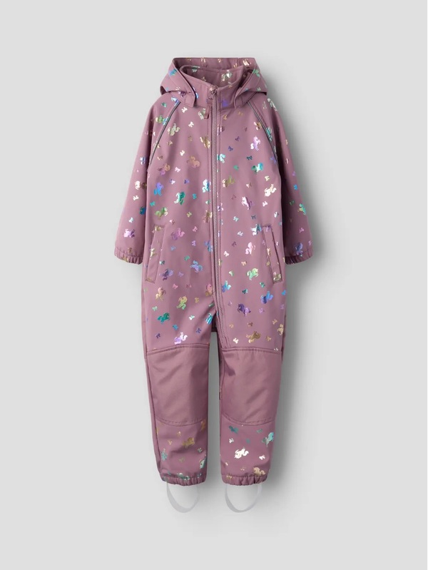 Alfa Softshell dress  Mørke rosa - Name It