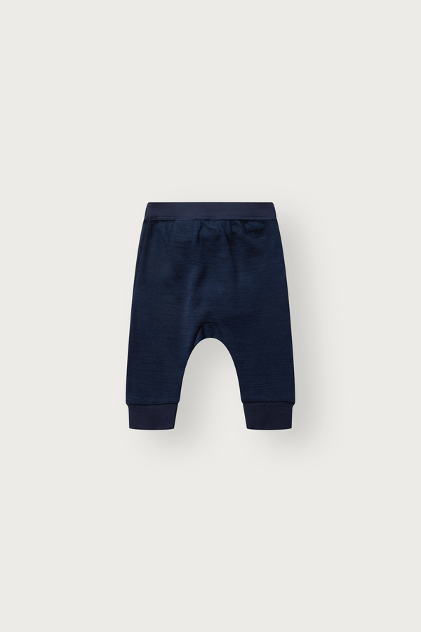 Joggebukse Ull/Bambus Mini  marine - Hust & Claire
