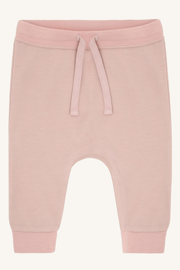 Joggebukse Ull/bambus Mini Rosa - Hust & Claire