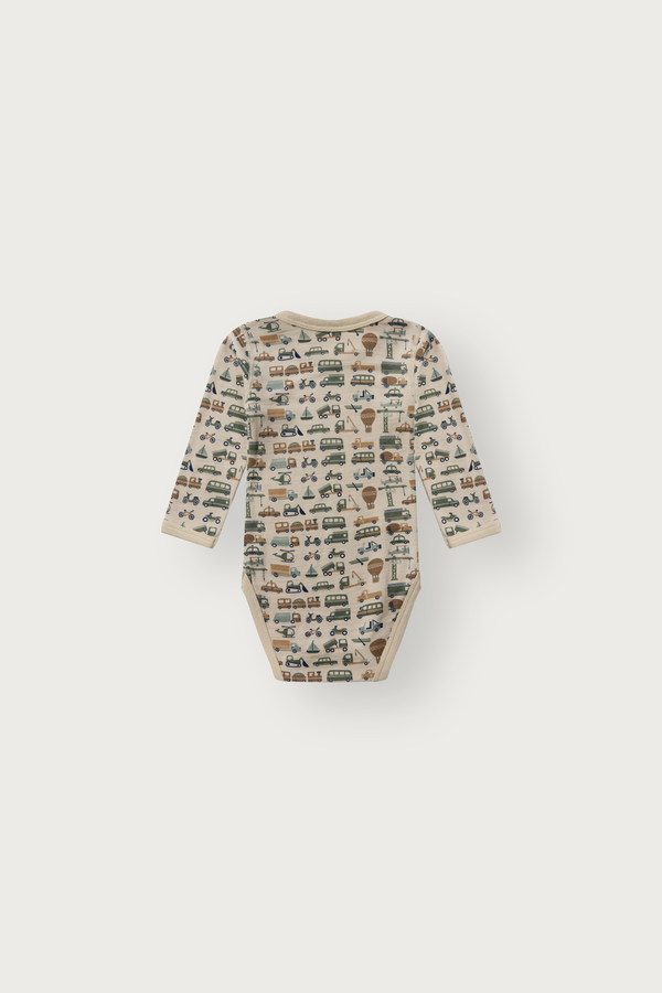 Body ULL med bambus innside Body Beige bil - Hust & Claire