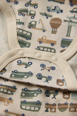 Body ULL med bambus innside Body Beige bil - Hust & Claire
