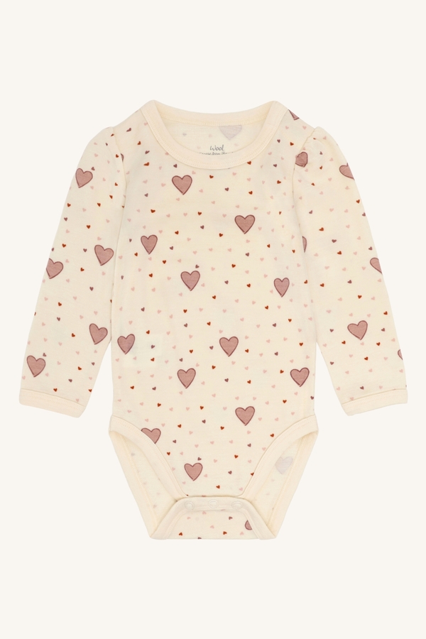 Body ULL med bambus innside Body Off White (53) - Hust & Claire