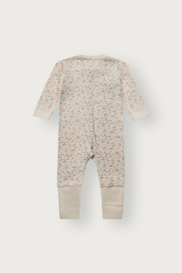 Heldress Ull/bambus  Blomstret - Hust & Claire