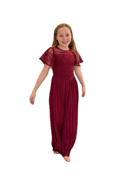 Alba buksedress DYP RØD - Salto