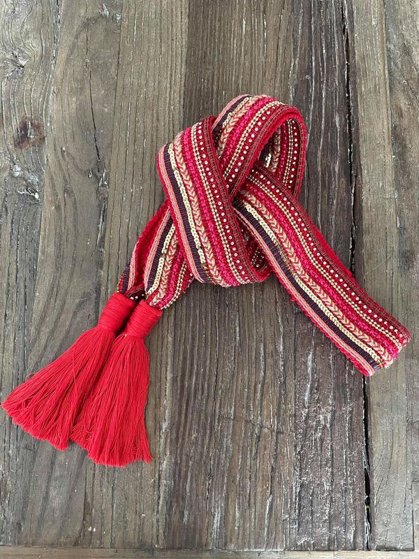 ELMA KNYTEBELTE DOUBLE WRAP Rød - ELMA