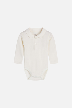 Body Ull med bambus innside Off White  - Hust & Claire