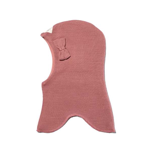 Ull balaclava m/vindstopp   rosa - Racing Kids