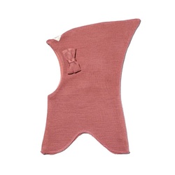Ull balaclava m/vindstopp   rosa - Racing Kids