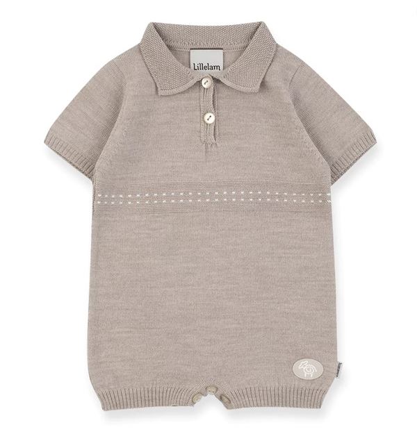 Ull romper Classic  beige - Lillelam