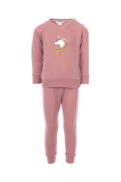 Unicorn Joggedress Mørk Rosa  - Salto