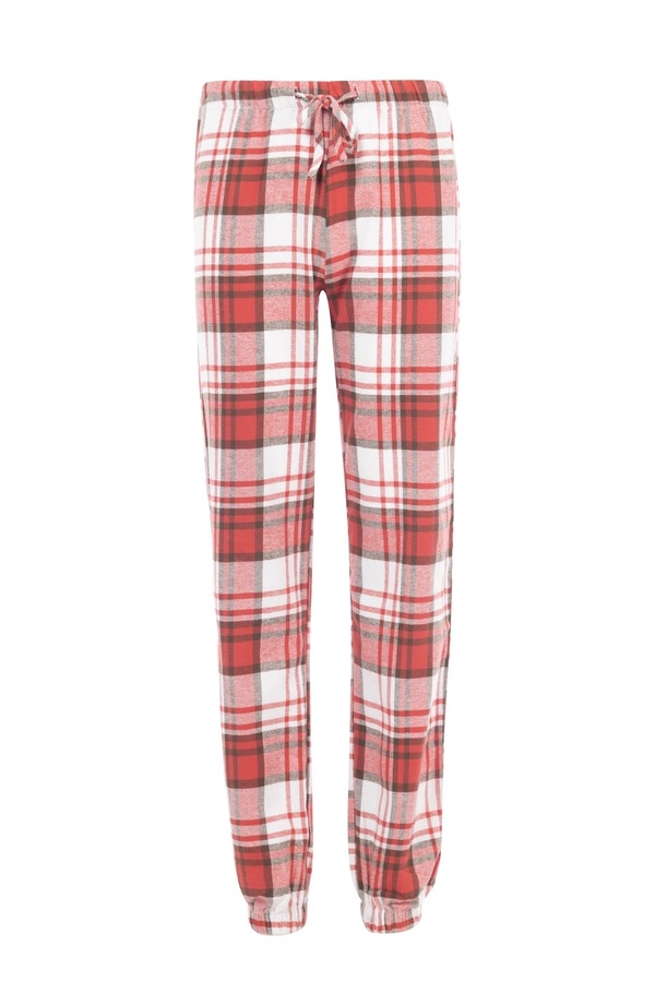 Comfy Flanell pysjbukse DYP RØD - Salto