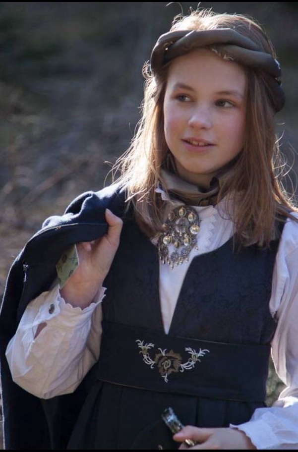 Maxemilia festdrakt Grønn - Maxemilia