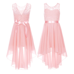 Princess Party Kjole Peach peachpink - Guttogpike