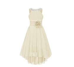 Blomst brudepike kjole Ivory - Guttogpike
