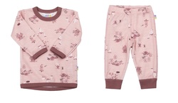Ullsett m/bambus innside  rosa - Joha