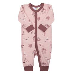 Ull heldress bambus innside  rosa - Joha