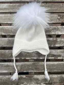Ull lue dusk og snorer  hvit - Guttogpike