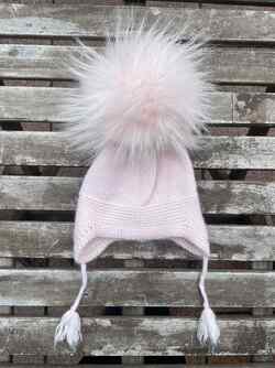 Ull lue dusk og snorer  Lyse rosa - Guttogpike